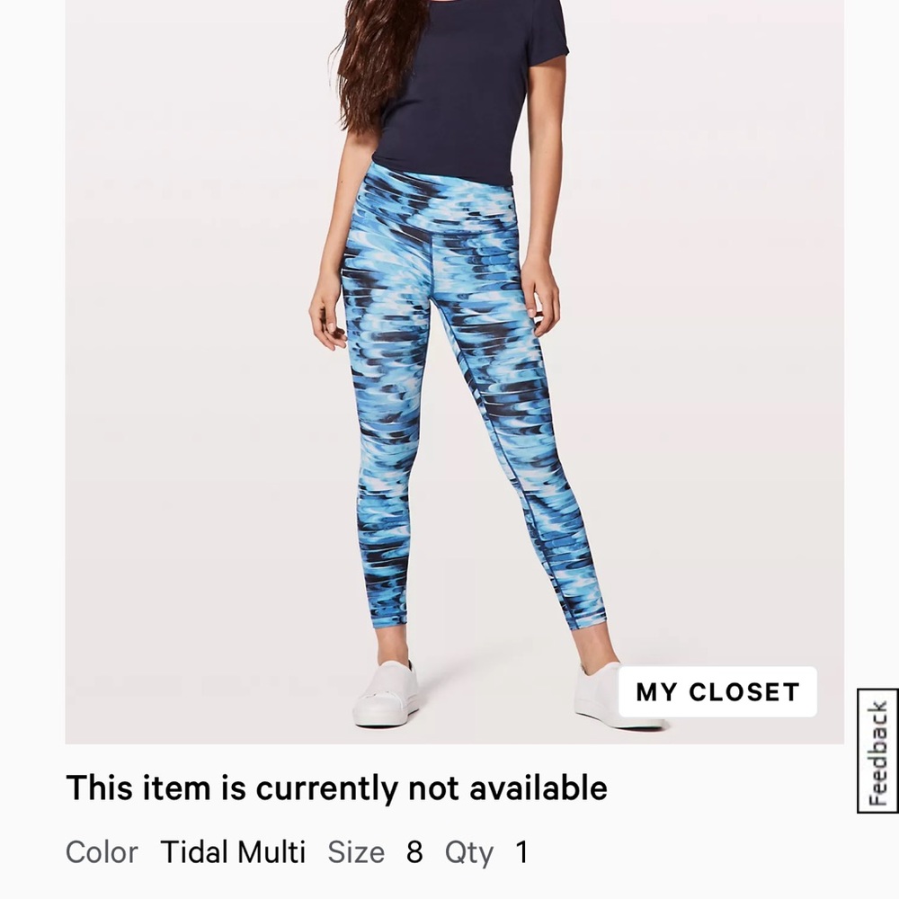 Lululemon Wunder Under High Rise Tight